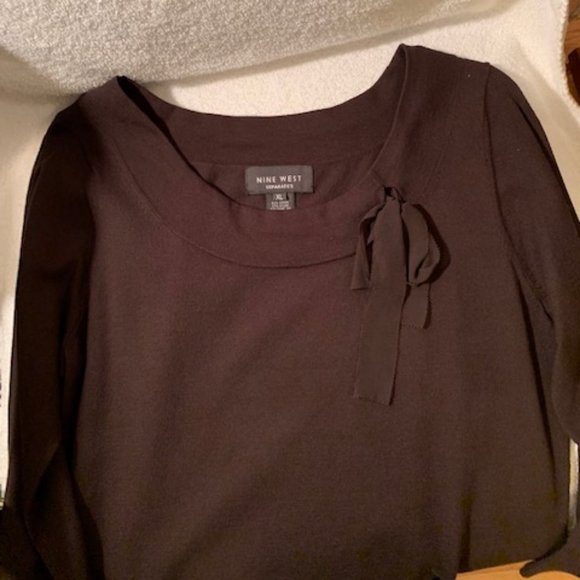 Nine West Separates dark brown sweater NWOT - Picture 9 of 11